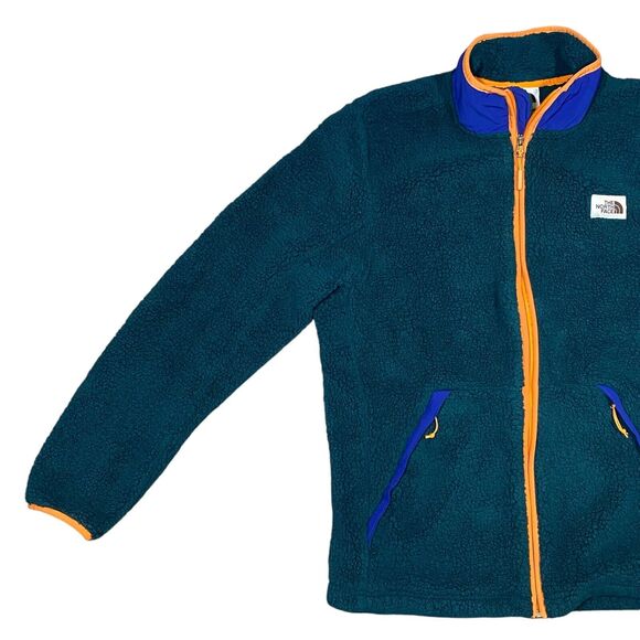 NORTH FACE  RAGE VINTAGE FLEECE FULL ZIP JACKET Size L brown label - Picture 3 of 12